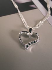 Pulsera Corazón Colgante con Piedras (1) Pulsera Corazón Colgante con Piedras (1)