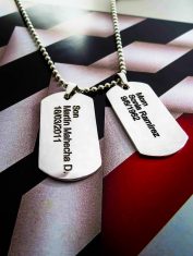 DPL027-Collar con 2 placas militares grabadas (3)